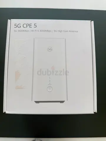 Boxed 5G CPE 5 Wi-Fi Router (5G CPE)