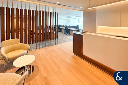 Prestigious Office| Furnished | Burj View