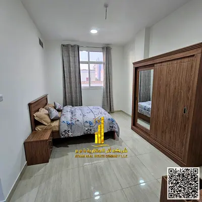 شقه فاخره غرفه وصاله مع بلكونه باطلاله مفتوحه. كورنيش عجمان.مفروش بالكامل للإيجار الشهري✨الإيجار يشمل الفواتير والإنترنت وموقف