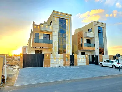 Villa on a Main Street | Large Setback | Ajman | Al Helio 2 | Price Including Registration Fees and Negotiable | Freehold | 6 Bedrooms, Maid's Room, a