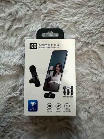 Wireless microphone for vlogs, videos or interviews