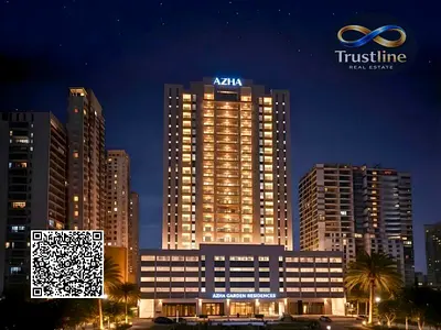 استوديو للايجار السنوي في برج جاردن ريزيدنس ب 25 الف