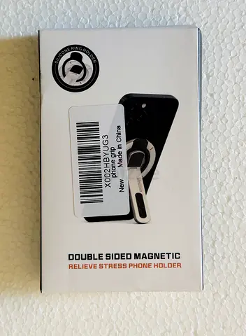 MagSafe Ring Stand, Double-Sided Magnetic Phone Grip with 360° Finger Ring Holder, Phone Stand Kicks