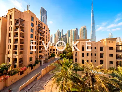 1 Bed + Study | Burj Khalifa View | Huge Layout