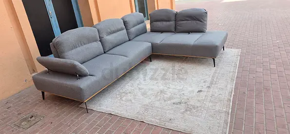 Home Center Corner Sofa Dark grey Good condition
