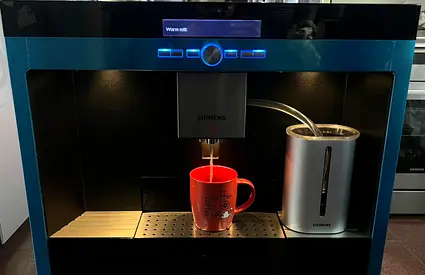 Siemens built-in coffee machine