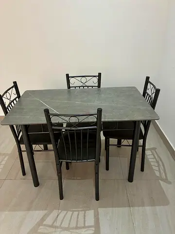 Dining Table with Four Chairs