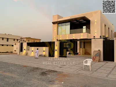 Luxury villa for sale in Al Muwaihat 2, modern design, price includes electricity, water and air conditioning
