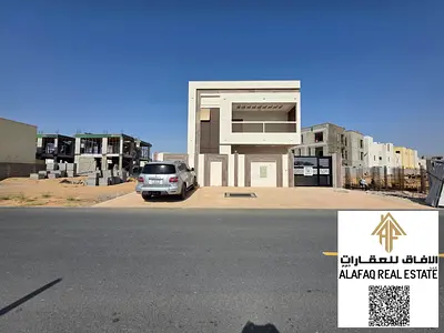 Luxury villa for sale in Al Amerah Ajman 5 bedrooms 6 bathrooms prime location opposite Al Ameera complex spacious area negotiable price