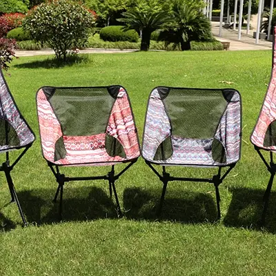 Foldable Chair Outdoor Folding Moon Chair Lightweight Fishing Camping Picnic BBQ Chairs Portable Fol
