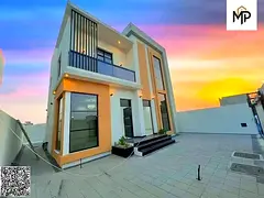 Villa for sale in Ajman, 3 bedrooms, price includes registration fees, very good finishing, freehold