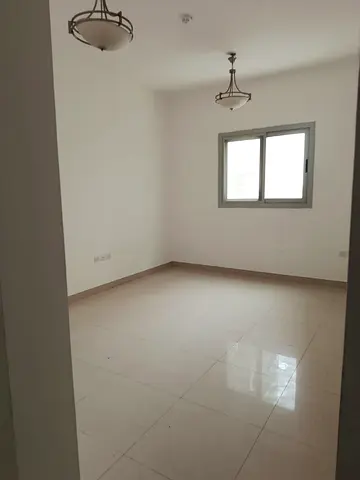 2BR apartment for rent in Al Taawun Sharjah, 2 baths, balcony, free parking, spacious, prime location near services, price 46000 AED, 4 or 6 payments!
