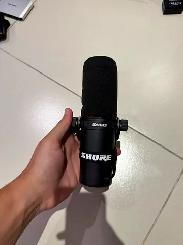 Shure studio/broadcast microphone
