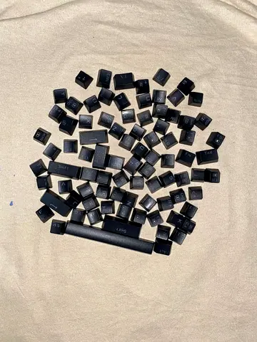 Redragon Black Keyboard Keycaps Unique Style