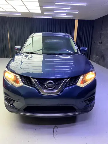 nissan rogue S blue 2015
