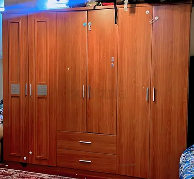 Dressing table, side tables(2)  wardrobe