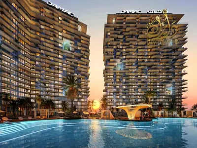 شقة مفروشة بغرفة نوم واحدة | داماك ديستريكت تاور A | إطلالات على الجولف وحوض السباحة