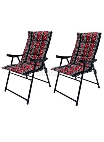 Sadu folding chair set with armrest consists of two chairs, a picnic seat, a sports chair, an outdoo