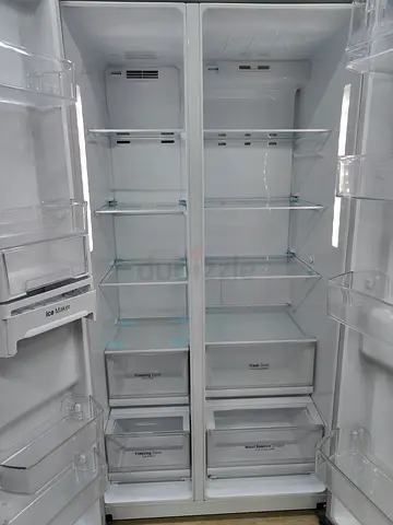 LG Latest Model Side-by-side Fridge and Freezer Stainless Steel Body 90cm