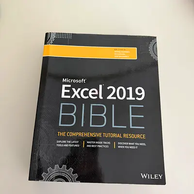 Excel Bible 2019 book