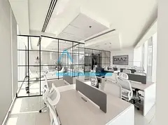 Furnished Office | Park Lane Tower | Burj &amp; Canal View