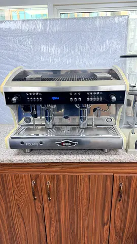 Wega Polaris EVD 2 Group Coffee Machine, Brand New Condition with Marble Table For Sale