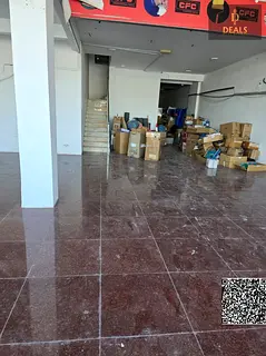 Spacious Shop with Mezzanine for Rent in Al Jurf | 4,600 Sqft | Prime Commercial Location