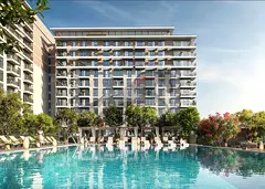 Furnished 1BR Apartment | Golf &amp; Pool View | Golf Point Tower 1, Emaar South