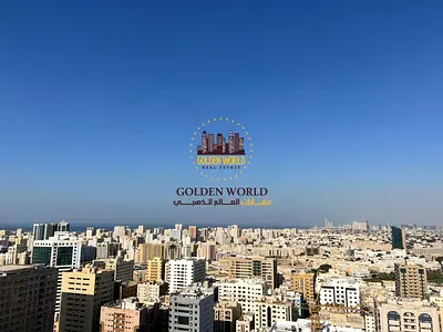 1BR master apartment, open & sea view, large kitchen, built-in wardrobes, 2 baths, AED 33K yearly.