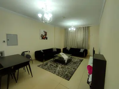 The most beautiful and elegant bedroom and living room in Al Yasmin Towers - First occupancy - All bills included - Private parking