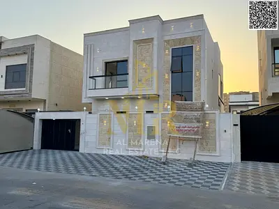Luxury villa for sale in Al Helio 2 - Elegant design featuring 5 spacious bedrooms and ultra-luxurious finishes in a strategic location in Ajman 🏡✨