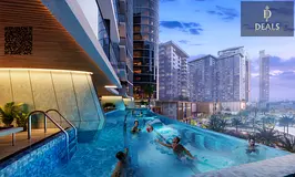 30% OFF! Fully Furnished 688 Sq.Ft Studio | Lagoon-Front Luxury in 76-Tower Community | Parking + Po