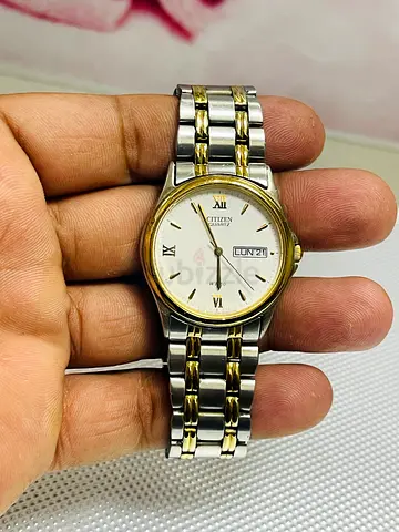 Citizen Quartz Two-Tone Day-Date Mens Watch