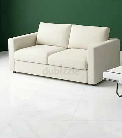 Vimle Cream 2-Seater Sofa, Modern Design — Good Condition