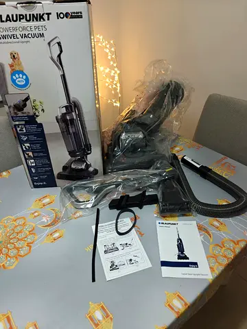 Blaupunkt Powerforce Pets Swivel Vacuum Cleaner HEPA Filter Upright Vacuum