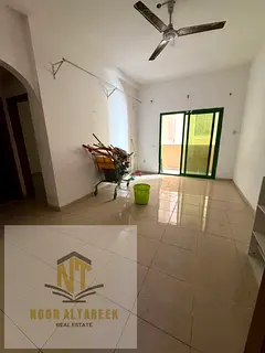 Two-bedroom apartment with a balcony for annual rent in Al Taawun. A great opportunity, offering com