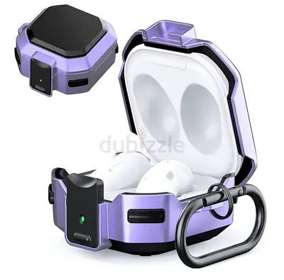 Armor Case Cover for Samsung Galaxy Buds Pro, Galaxy Buds Live, Galaxy Buds 2 Case Cover with Securi