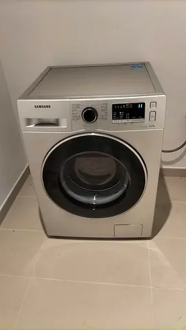 Free delivery Samsung Front-Load 8 kg Washing Machine (Silver) - Working Condition