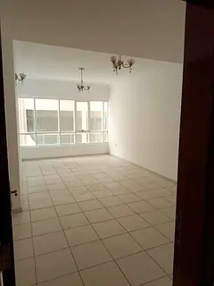2BR apartment for rent in Al Taawun Sharjah, 3 baths, central AC, built-in wardrobes, clean building