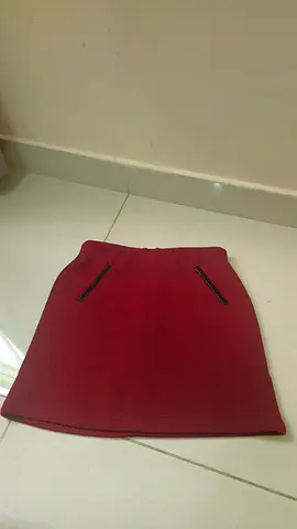 Stylish Burgundy Skirt