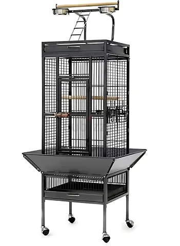Dayang Bird Cage (A10) - 67 x 67 x 156cm Black
