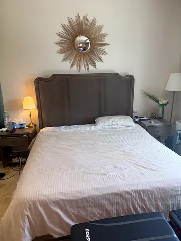 Bed and side table set