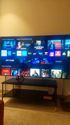 65 inch Hisense Smart TV with original remote