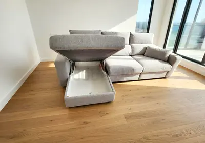 3_Seat with Chaise L Shape eskilstuna L shape sofa bed