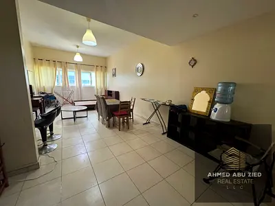 أكبر استوديو مفروش بالكامل بإطلالة مميزة مع باركن مجاني – أبراج عجمان ون الراشدية 3  بمساحة كبيرة جدًا وتصميم مريح، داخل برج متكامل الخدمات