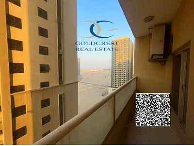 شقة واسعة بغرفة نوم واحدة + مكتب للبيع في برج جولدكريست B، مدينة الإمارات، عجمان