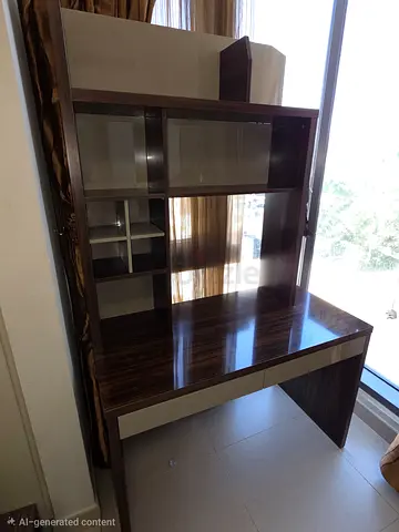 Computer Study Desk with Cabinets