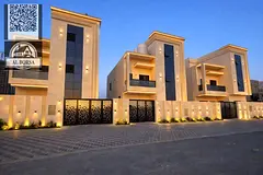 🛋️ Furnished villa for rent in Al-Amrah, first occupancy | 6 master bedrooms + majlis + 2 livin