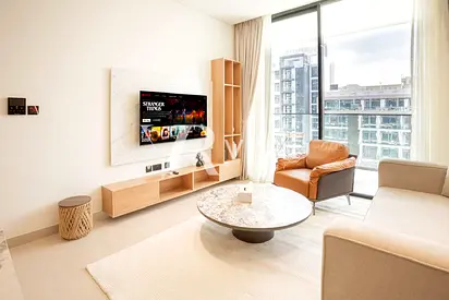 Furnished 1BR | Binghatti Azure | High Floor