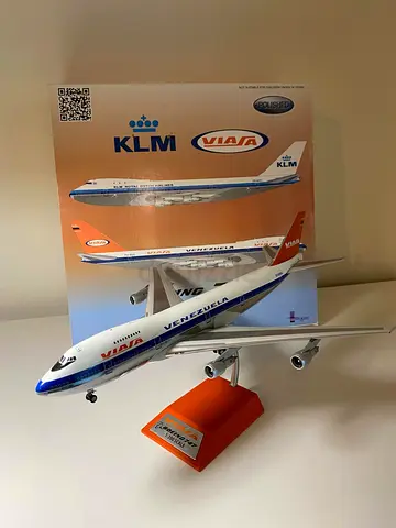 (SUPER RARE) InFlight 200 Boeing 747 Model (1:200) – Viasa  KLM – Collector’s Item